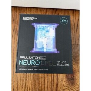 Paul Mitchell Nuero Cell 2” Hot Rollers Curlers 4 Flocked Rollers